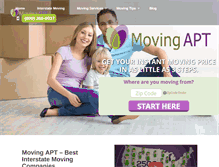 Tablet Screenshot of movingapt.com